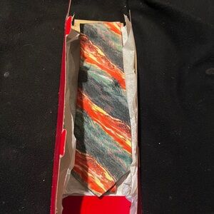 Lorna Savak Pure Silk Hand painted Colorful Striped Tie made in Canada